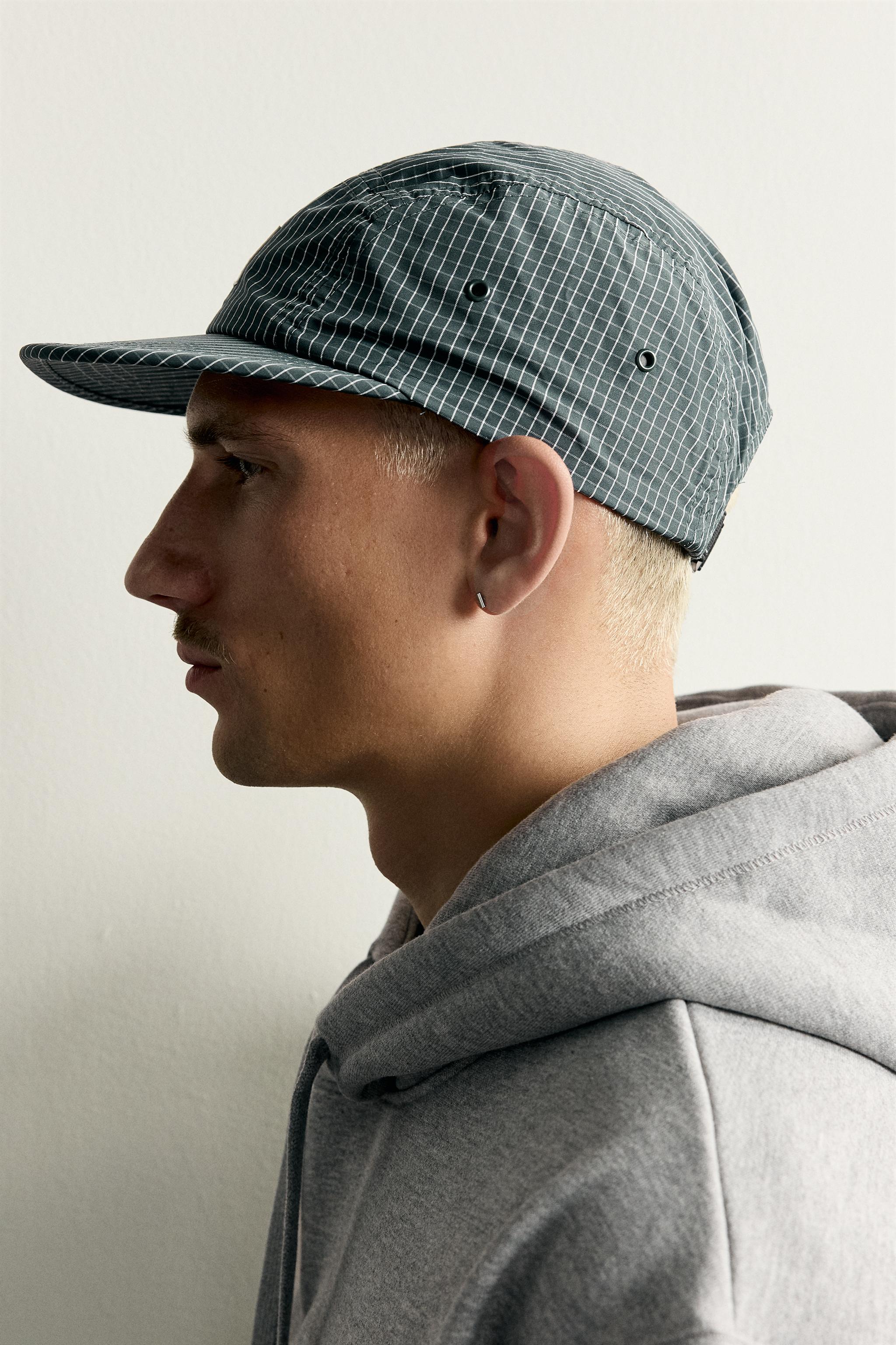 CASQUETTE À VISIÈRE PLATE À CARREAUX